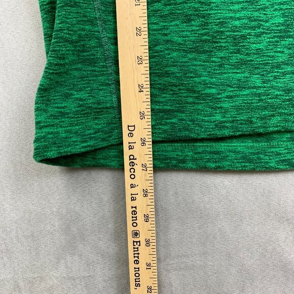 Eddie Bauer First Ascent Mens Sweater Large Green Fleece Cloud Layer Pro 1/4 Zip - Picture 7 of 8